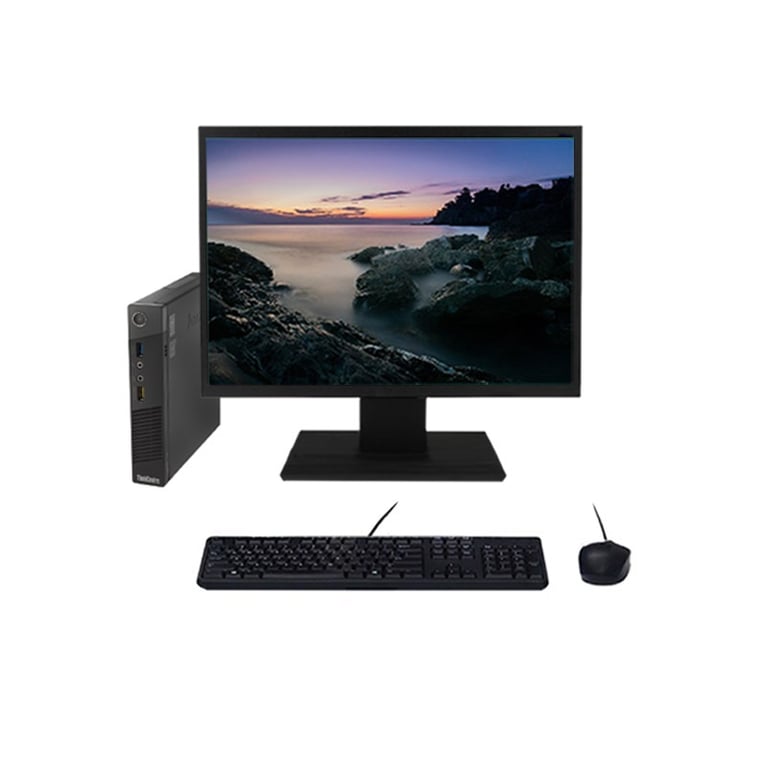 PC M93p i5-4570T 3.60GHz 16Go/480Go SSD Wifi W10 + Ecran 22 - Très bon état - Très bon état Lenovo sur Pixmania