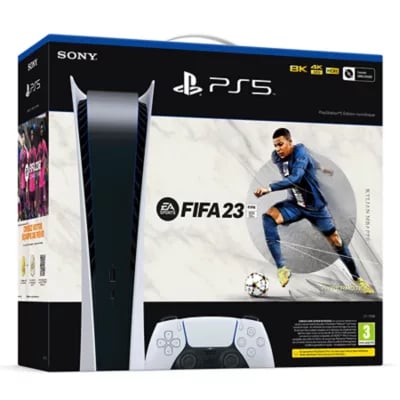 Acheter Pack PS5 & Fifa 23 - Console de jeux Playstation 5 (Digitale) - Excellent état Comme neuf - 689,99 € Pack PS5 & Fifa 23 - Console de jeux Playstation 5 (Digitale) - Excellent état Comme neuf - Sony reconditionné disponible sur Pixmania
