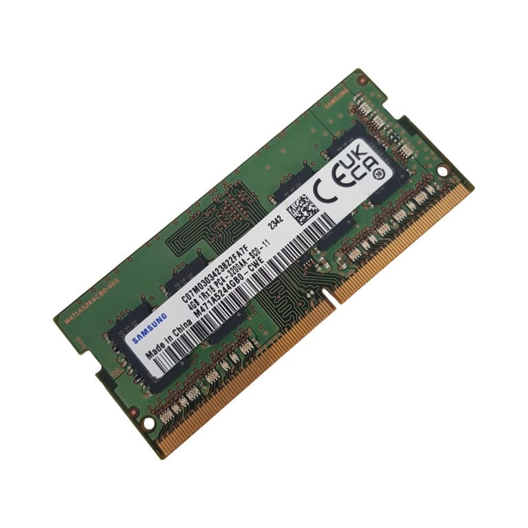 4Go RAM DDR4 SAMSUNG M471A5244GB0 - CWE 1Rx16 PC4-3200 SO-DIMM - Très bon état Très bon état - Samsung reconditionné disponible sur Pixmania