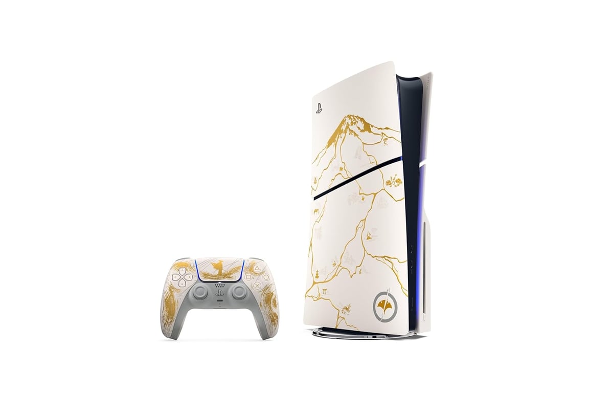 Pack PS5 Slim Edition limitée & Jeu Ghost of Yotei - Console de jeux PlayStation 5 Slim 1 To (Standard) - Très bon état Très bon état - Sony reconditionné disponible sur Pixmania