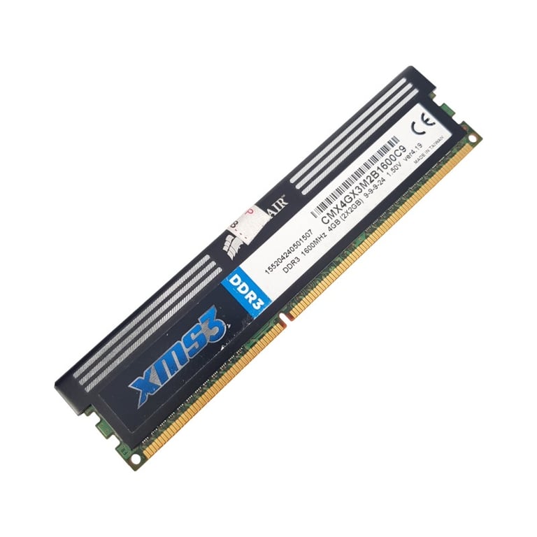 2Go RAM DDR3  CM4GX3M2B1600C9 1600MHz DIMM - Très bon état Très bon état - Corsair reconditionné disponible sur Pixmania