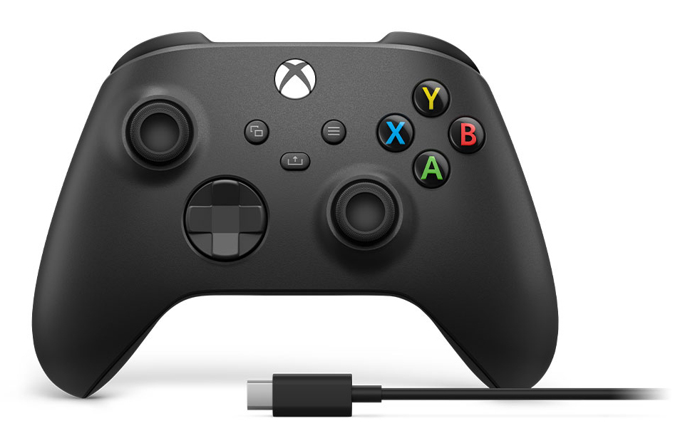 Microsoft Xbox Wireless Controller + USB-C Cable Noir Manette de jeu Analogique/Numérique PC, Xbox One, Xbox One S, Xbox One X, Xbox Series S, Xbox Series X - Excellent état - Comme neuf Microsoft sur Pixmania