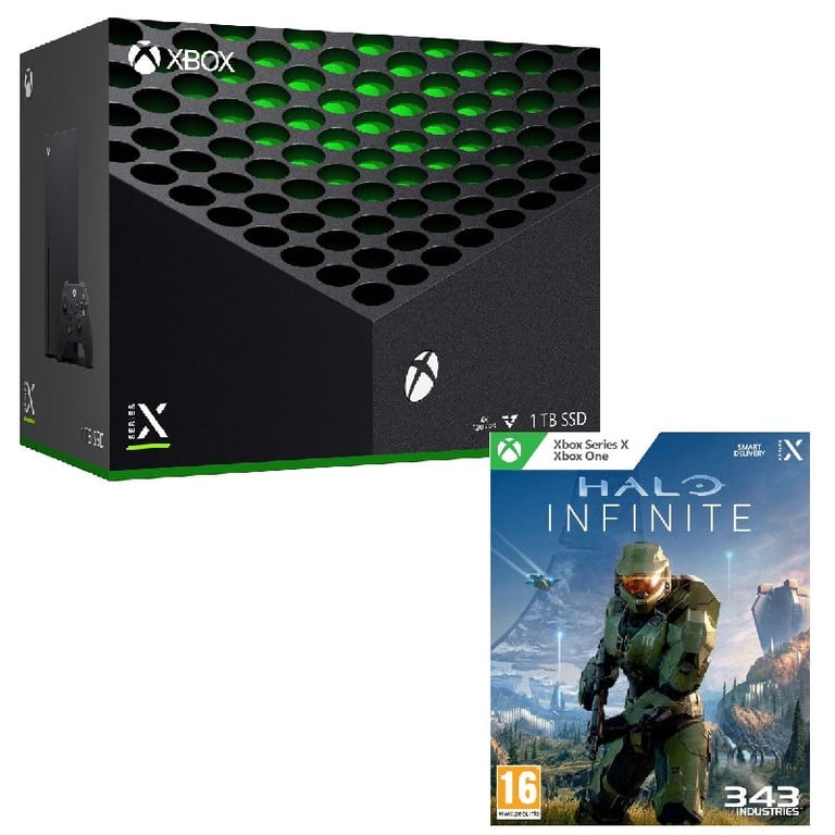 Acheter Pack Xbox Séries X 1 To et Halo Infinite - Excellent état Comme neuf - 669,99 € Pack Xbox Séries X 1 To et Halo Infinite - Excellent état Comme neuf - Microsoft reconditionné disponible sur Pixmania
