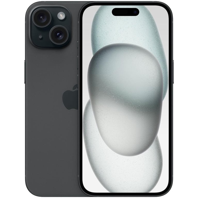 iPhone 15 (5G) 128 Go, Noir [SANS FACEID] - Bon état