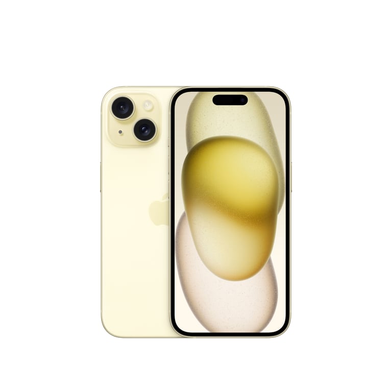 iPhone 15 (5G) 512 Go, Jaune, Débloqué - Très bon état Très bon état - Apple reconditionné disponible sur Pixmania