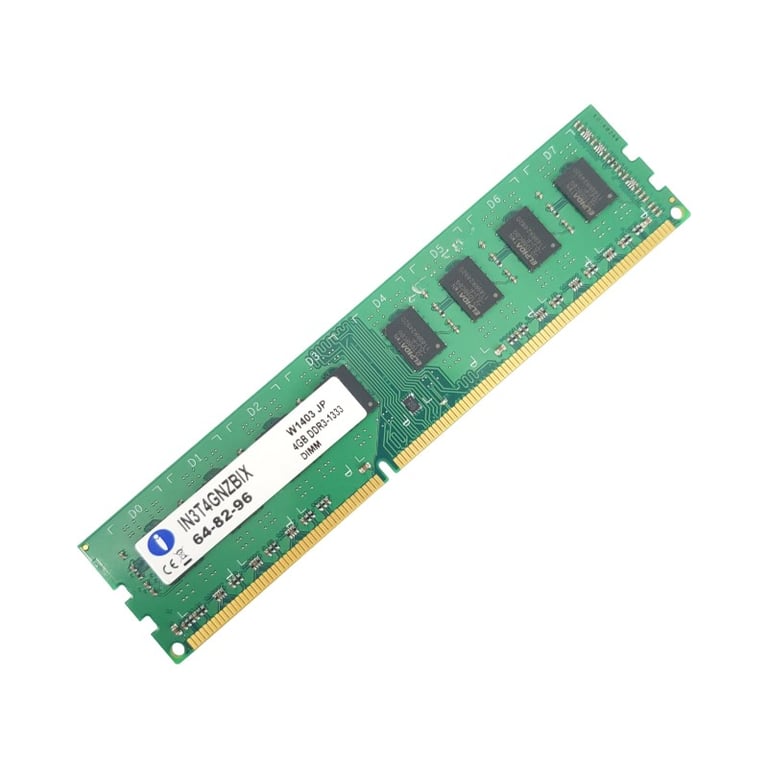 4Go RAM DDR3  IN3T4GNZBIX DIMM PC3-10600U 2Rx8 - Très bon état Très bon état - N/A reconditionné disponible sur Pixmania