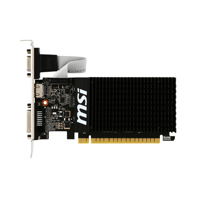 MSI G7102D3HP carte graphique NVIDIA GeForce GT 710 2 Go GDDR3 - Excellent état Comme neuf - MSI reconditionné disponible sur Pixmania
