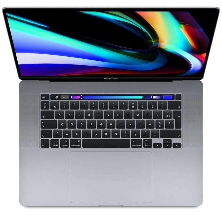 MacBook Pro Touch Bar i9 (2019) 16 , 2,3 Ghz 1 To SSD 16 Go Intel UHD Graphics 630 and AMD Radeon Pro 5500M, Gris sidéral - QWERTY IT - Excellent état