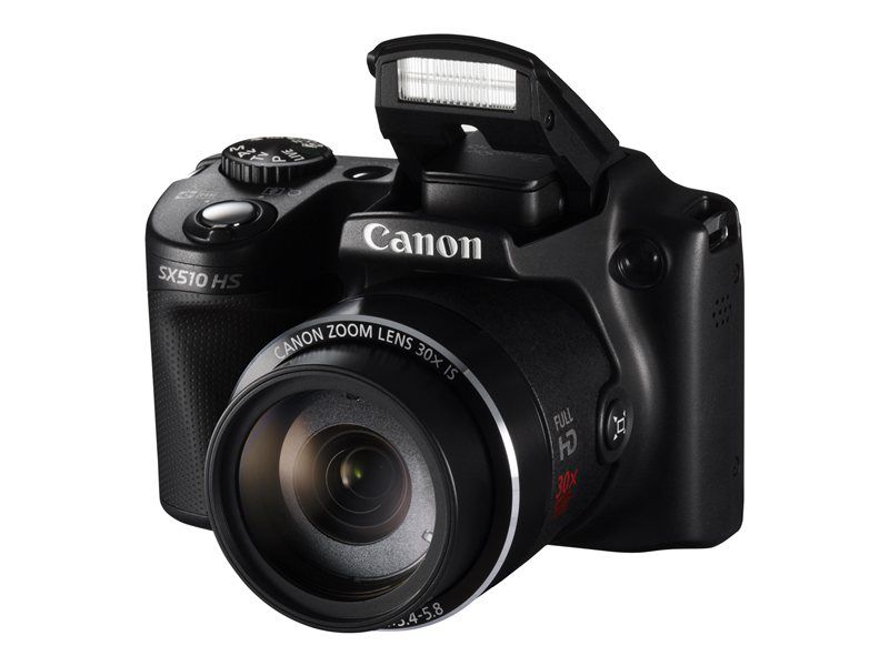 Canon PowerShot SX510 HS - Appareil photo numérique - compact - 12.1 MP - 1080p - 30x zoom optique - Wi-Fi - noir - Bon état sur Rakuten