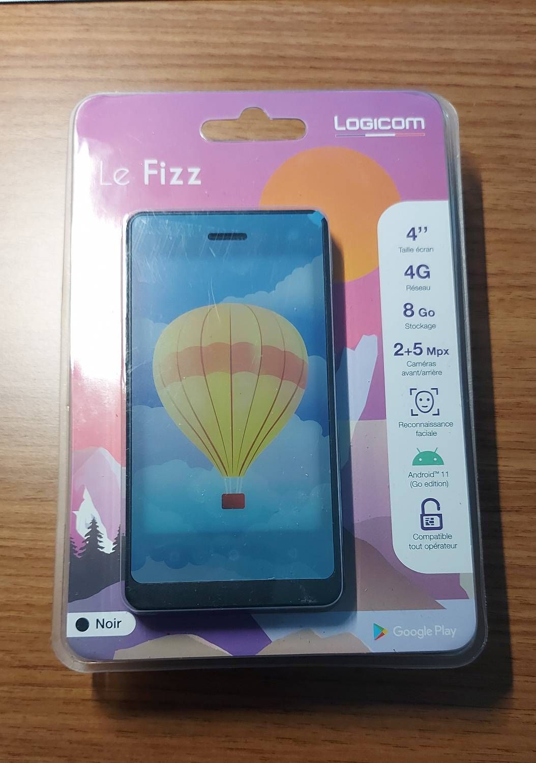 Logicom Le Fizz 8 Go Dual-SIM Noir - Bon état sur Rakuten