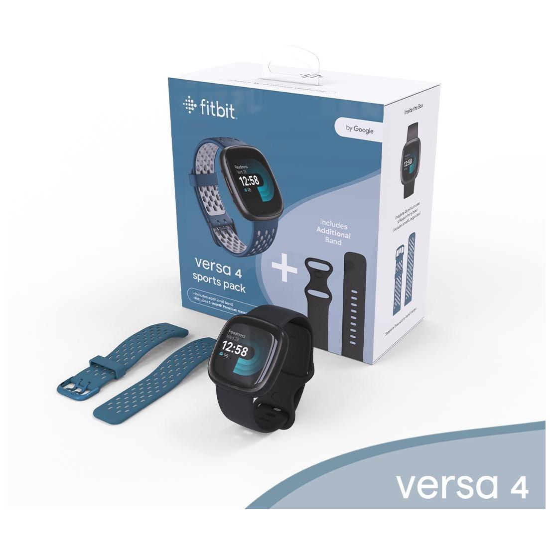 Acheter Fitbit Versa 4 - 40 mm - graphite - Montre connectée avec bracelet - noir - taille du bracelet : S/L - Bluetooth, NFC Bon état - 85,00 € Fitbit Versa 4 - 40 mm - graphite - Montre connectée avec bracelet - noir - taille du bracelet : S/L - Bluetooth, NFC Bon état - reconditionné disponible sur Rakuten