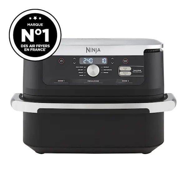 Acheter Friteuse sans huile Ninja Foodi FLEX 7-en-1, 10,4 L - Ninja AF500EU - Noir Bon état - 165,00 € Friteuse sans huile Ninja Foodi FLEX 7-en-1, 10,4 L - Ninja AF500EU - Noir Bon état - reconditionné disponible sur Rakuten