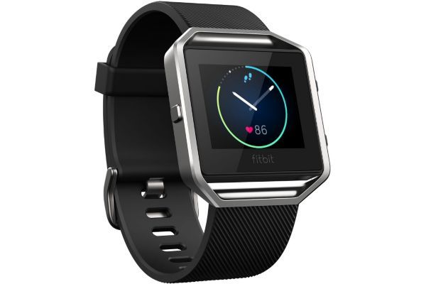 Fitbit Blaze - Montre intelligente avec bande - élastomère - noir - taille du bracelet : L - Bluetooth - 44 g - Bon état sur Rakuten