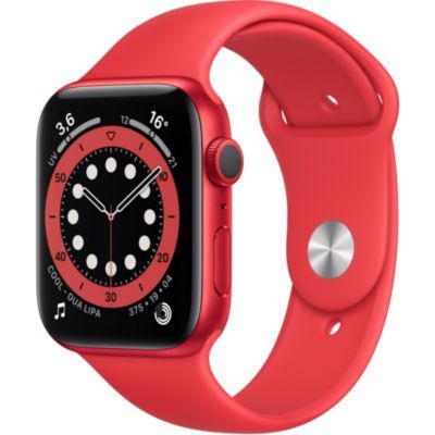 Acheter Apple Watch Series 6 (GPS) - Boitier 44 mm aluminium PRODUCT(RED) rouge avec bracelet rouge Bon état - 169,00 € Apple Watch Series 6 (GPS) - Boitier 44 mm aluminium PRODUCT(RED) rouge avec bracelet rouge Bon état - reconditionné disponible sur Rakuten