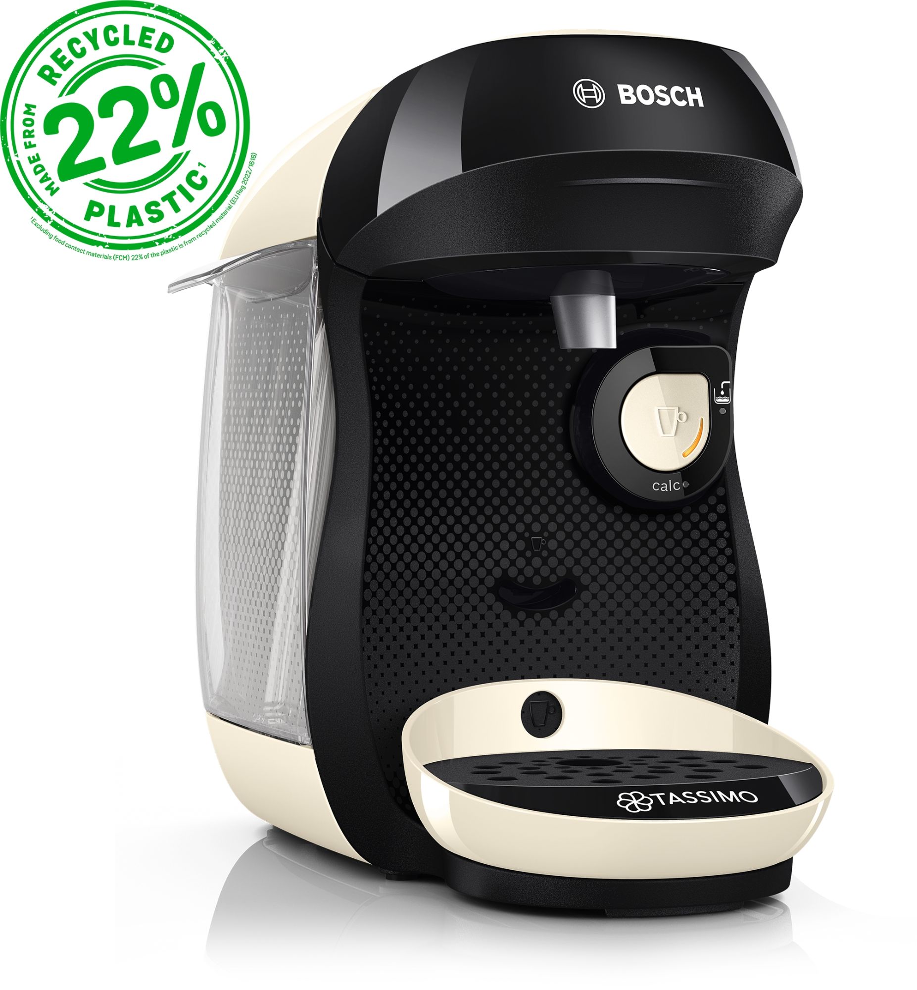 Machine multi-boissons Bosch TAS107E - 1400 W - Café, Café crème, Cappuccino, Chocolat chaud, Espresso, Lait chaud, Latte Macchiato, Thé - Crème - Bon état sur Rakuten
