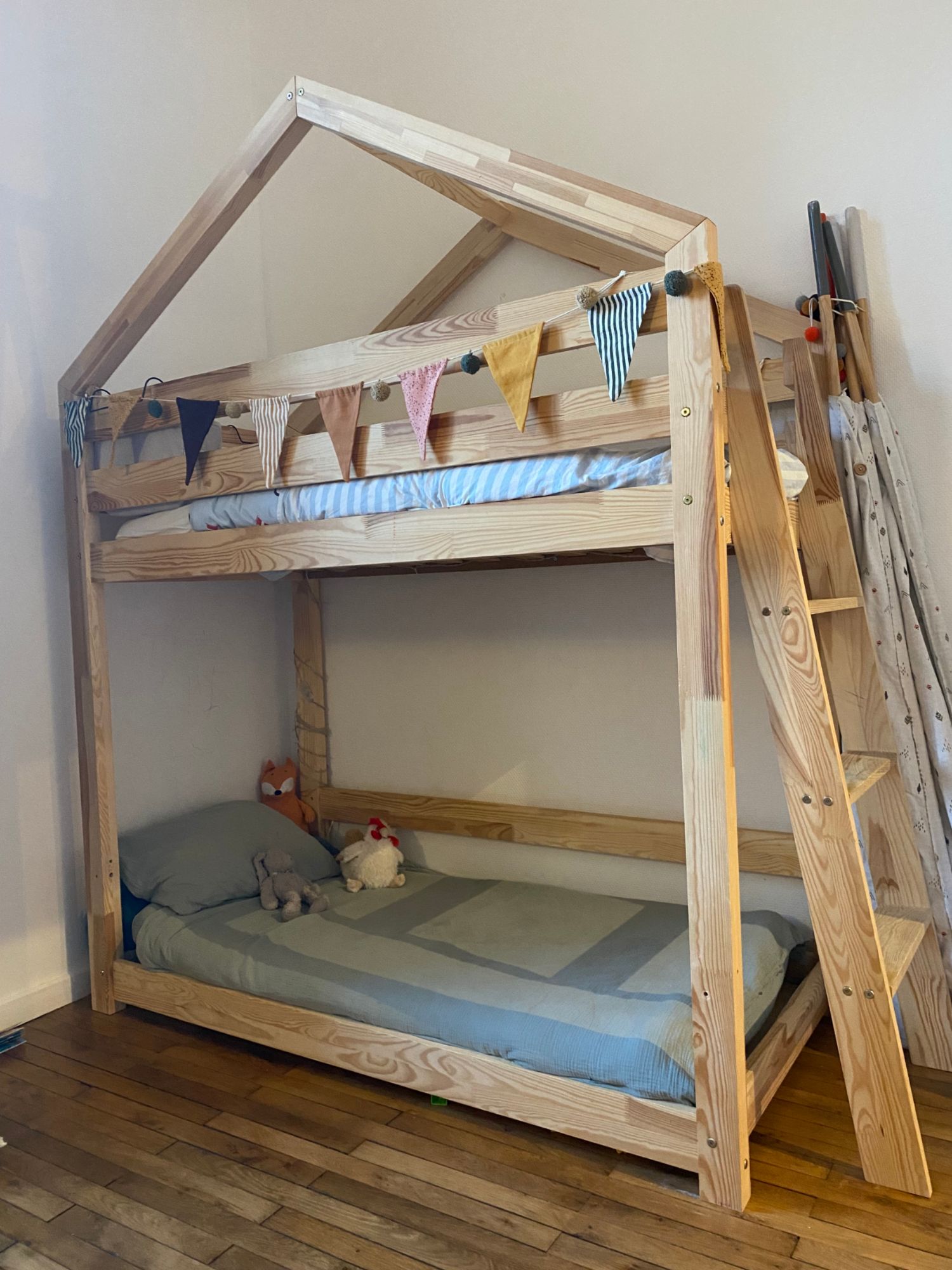 Lit Cabane Superposé 70x140 - Bon état sur Rakuten