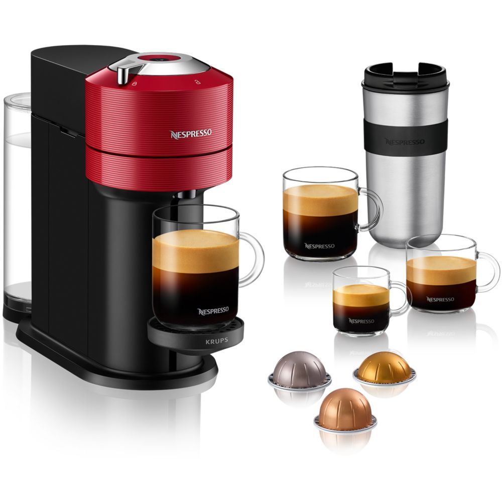 Krups Nespresso Vertuo Next YY4296FD - Machine à café - rouge - Bon état sur Rakuten