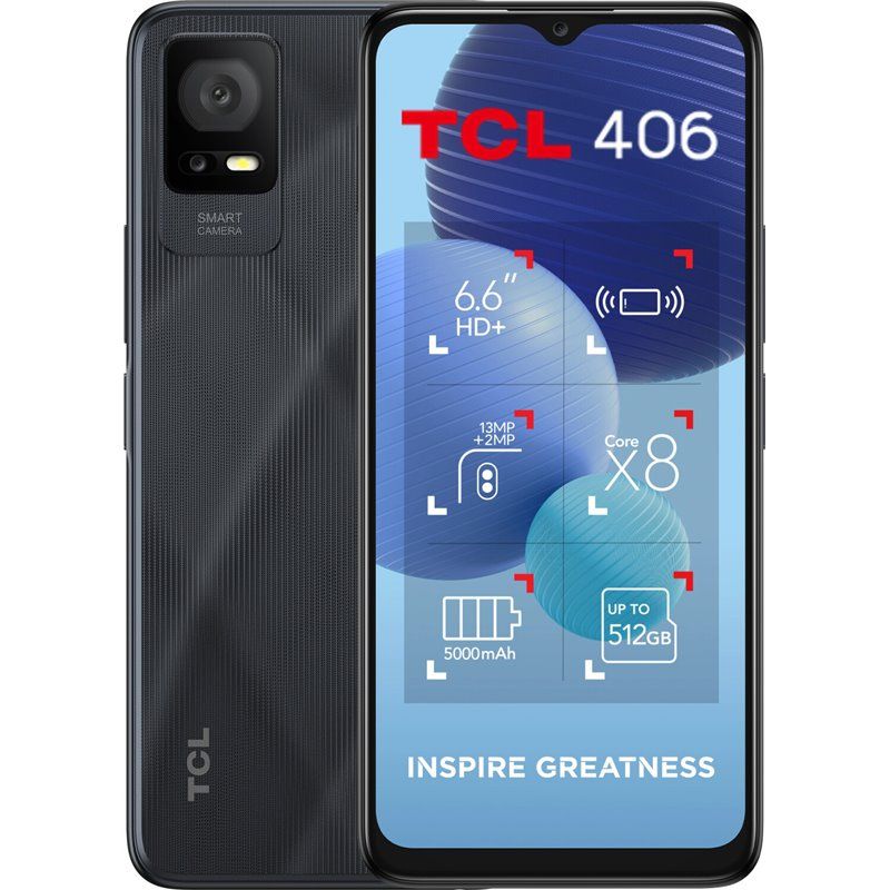Acheter TCL 406 Dual Sim 3 / 32 Go Gris foncé Bon état - 50,99 € TCL 406 Dual Sim 3 / 32 Go Gris foncé Bon état - reconditionné disponible sur Rakuten