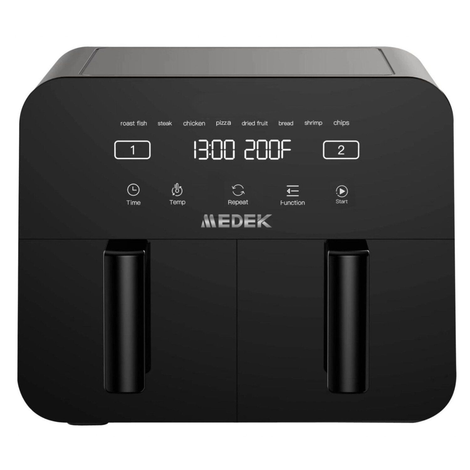 Friteuse Airfryer Medek RA910D 9L 2 bacs 1800W - Bon état sur Rakuten