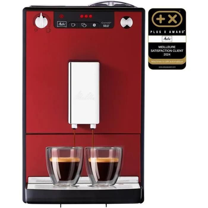 Melitta CAFFEO SOLO E950-104 - Machine à café automatique - 15 bar - Rouge chilli - Bon état sur Rakuten