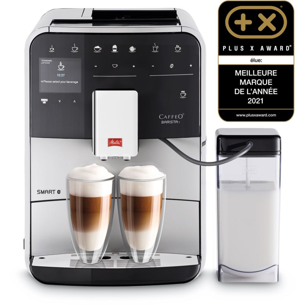 Melitta CAFFEO Barista T Smart F83/0-101 - Machine à café automatique avec mousseur à lait - 15 bar - argent/noir - Bon état sur Rakuten
