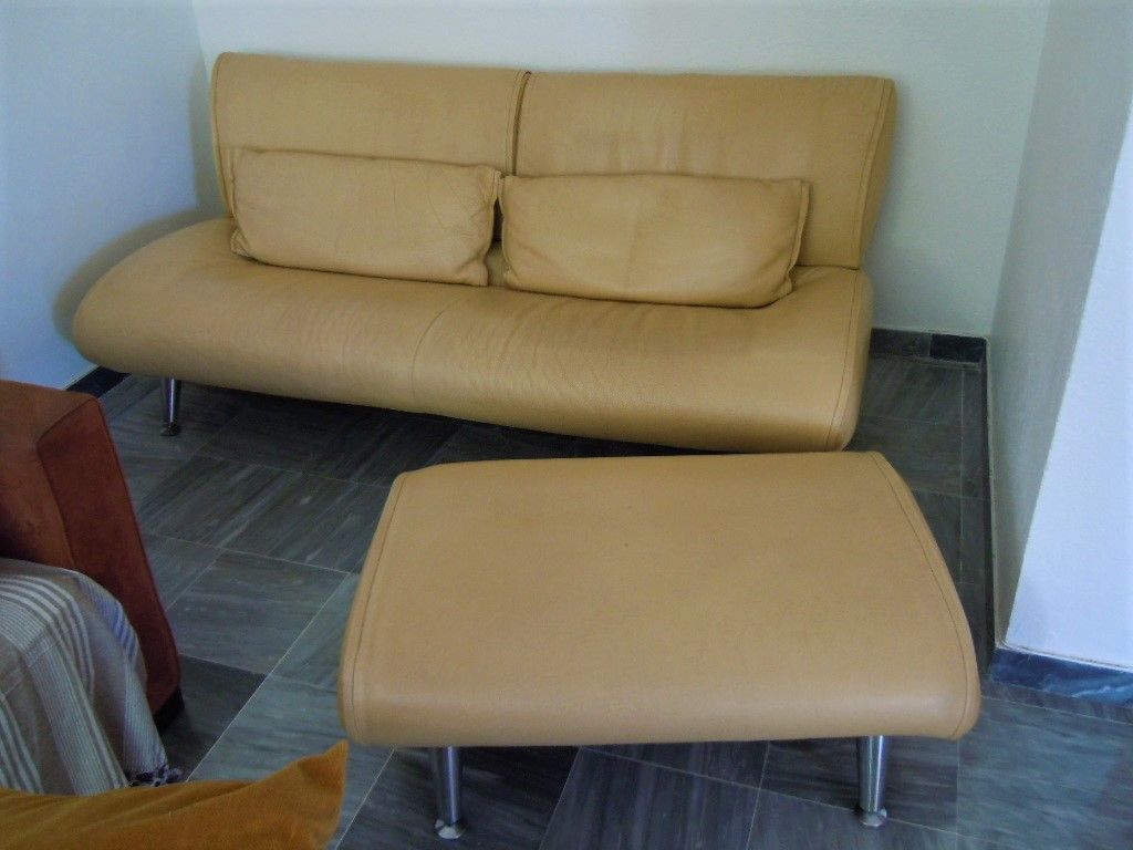 Steiner Canapé 3 Places Model Equinoxe Alto Cuir Design Bernard Masson - Bon état sur Rakuten