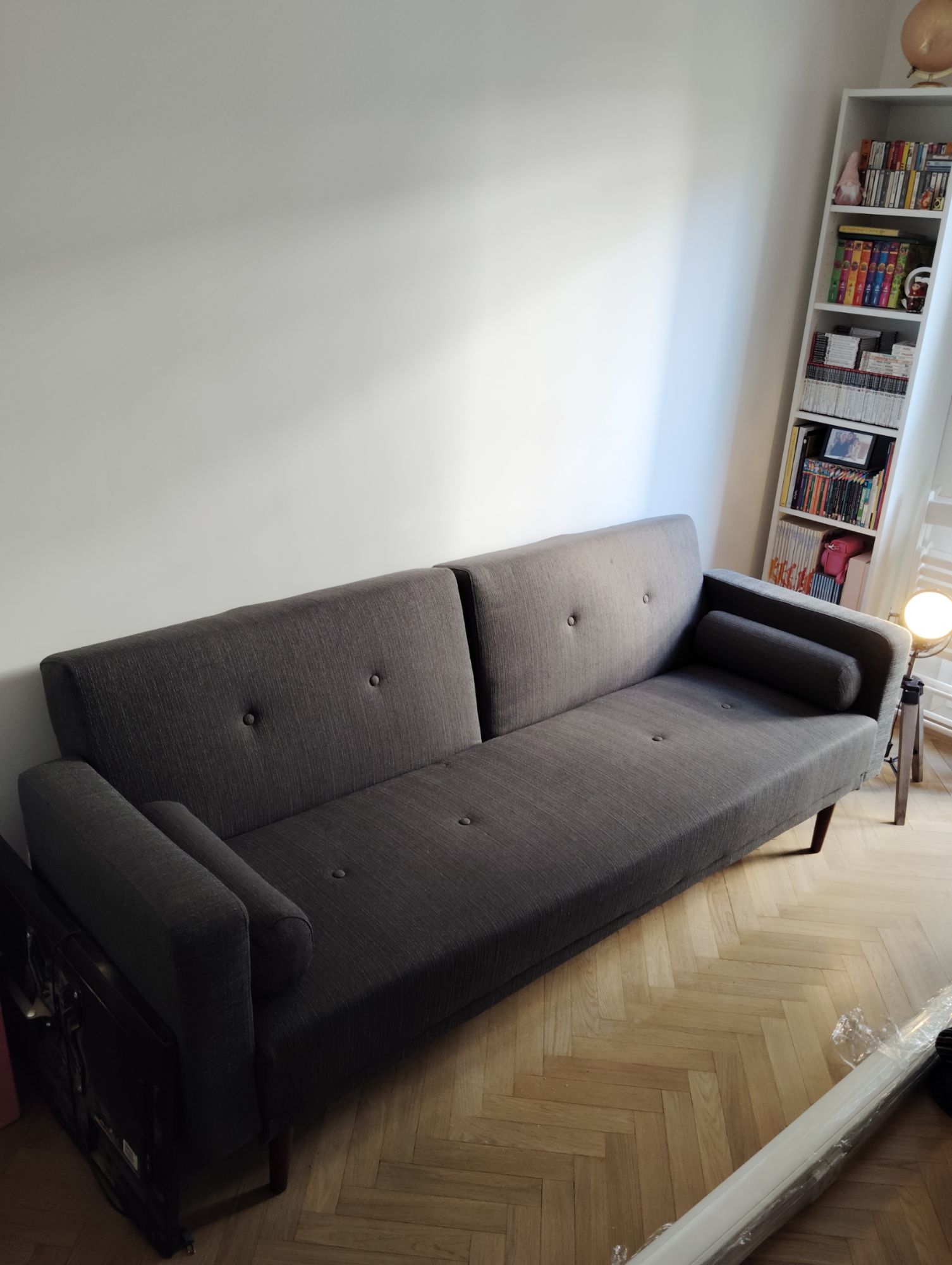 Canapé Convertible 3 Places Tuske Gris La Redoute Interieur - Bon état sur Rakuten