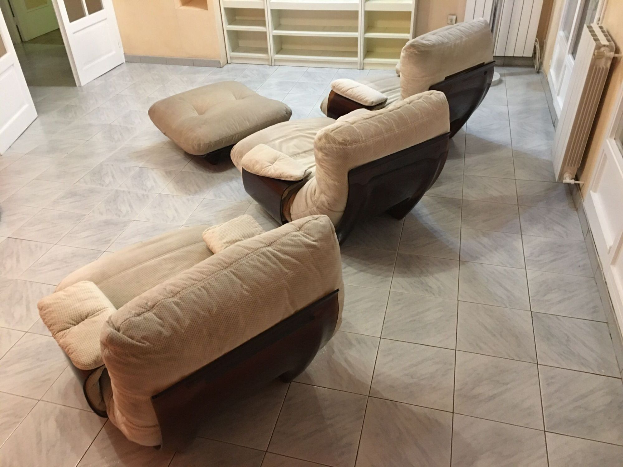 Ensemble De Fauteuil Marsala Ligne Roset Par Michel Ducaroy - Bon état sur Rakuten