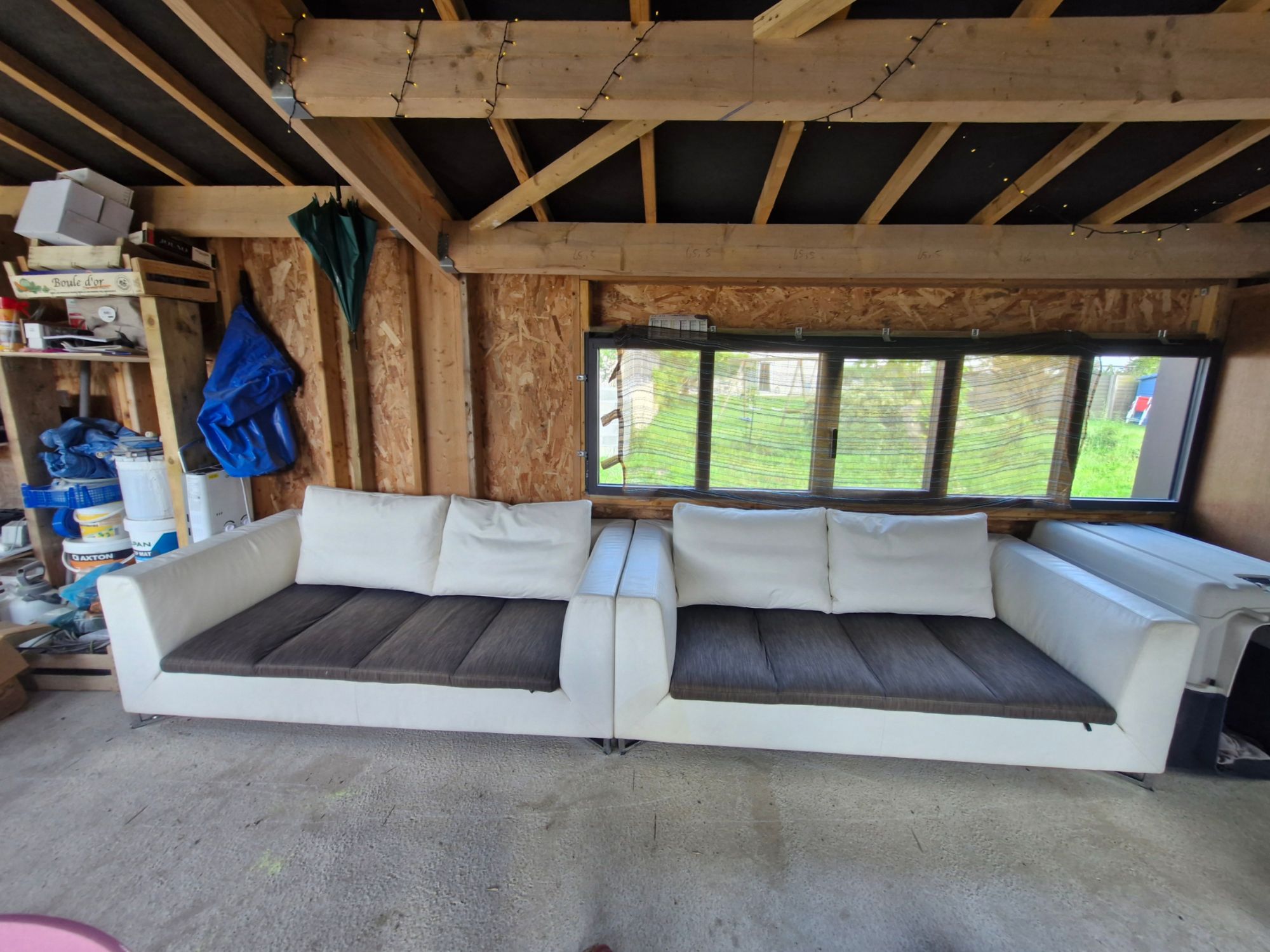 Acheter Canape ligne roset CANAPE LIGNE ROSET - CINNA Canapé authentique LIGNE ROSET, modèle FENG de Didier Gomez. Structure dossier et cousi. en cuir Indiana ton Craie, coussins d'assise en tissu taupe. Bon état - 900,00 € Canape ligne roset CANAPE LIGNE ROSET - CINNA Canapé authentique LIGNE ROSET, modèle FENG de Didier Gomez. Structure dossier et cousi. en cuir Indiana ton Craie, coussins d'assise en tissu taupe. Bon état - reconditionné disponible sur Rakuten