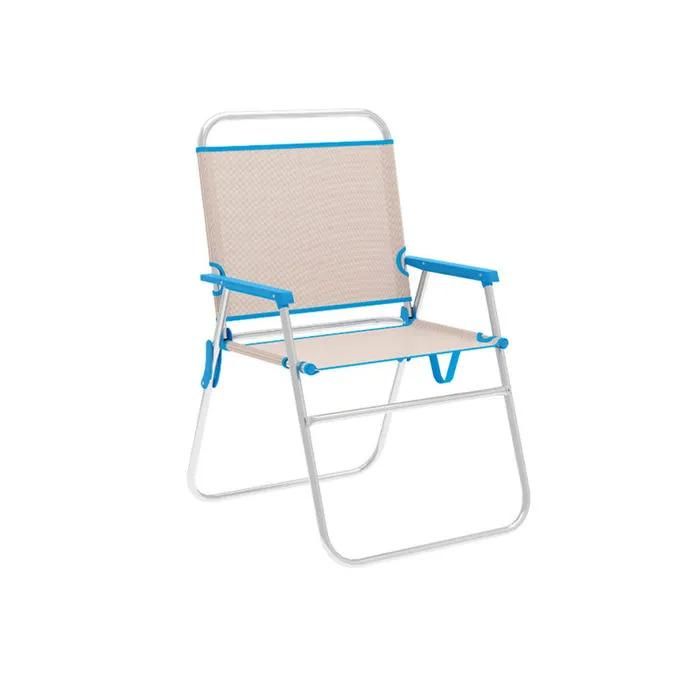 Chaise De Plage Pliable Beige Et Bleu  Chaise Pliante Camping  Chaise Camping  Chaise De Camping  Chaise De Jardin - Marbueno Bon état -  reconditionné disponible sur Rakuten