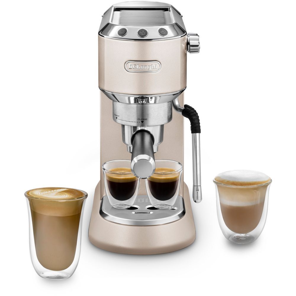 Machine à expresso DELONGHI dedica arte EC885.BG beige mettallics - Bon état sur Rakuten
