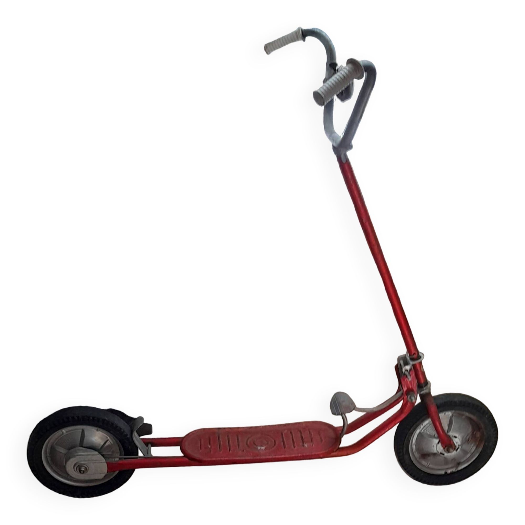 Trotinette ancienne a pedale vintage rouge Bon état -  reconditionné disponible sur Rakuten