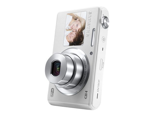 Samsung SMART Camera DV150F - Appareil photo numérique - compact - 16.2 MP - 720 p - 5x zoom optique - Wi-Fi - blanc - Bon état sur Rakuten