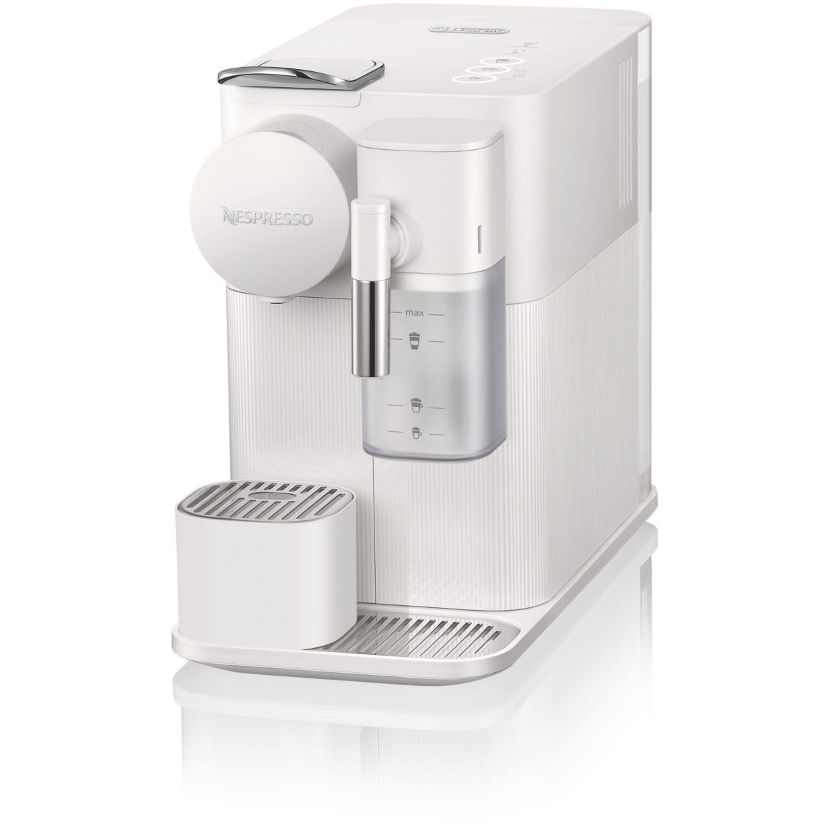 DeLonghi Nespresso Lattissima One EN510.W - Machine à café avec buse vapeur "Cappuccino" - 19 bar - blanc - Bon état sur Rakuten