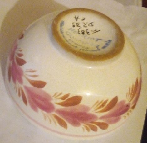 Vintage - Bol - Décor Camaïeu Rose - " Henriot Quimper