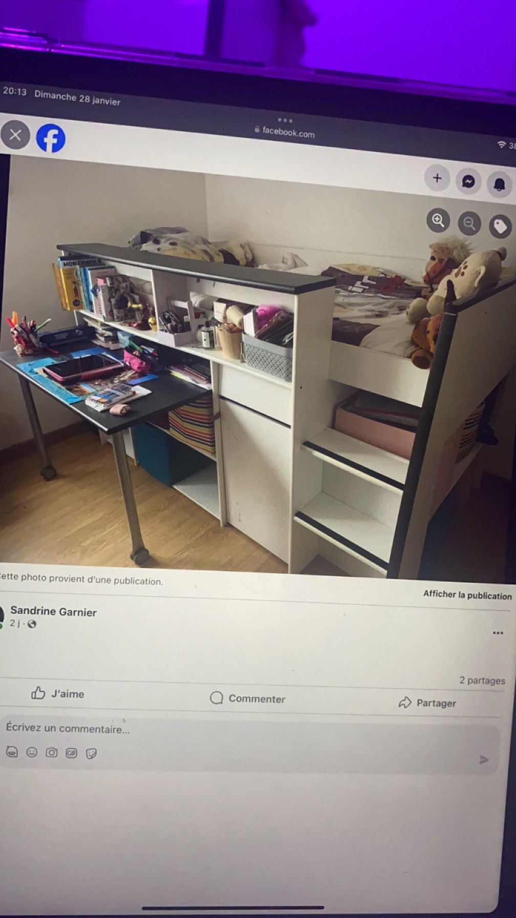 Vente De Lit En Hauteur Avec Bureau