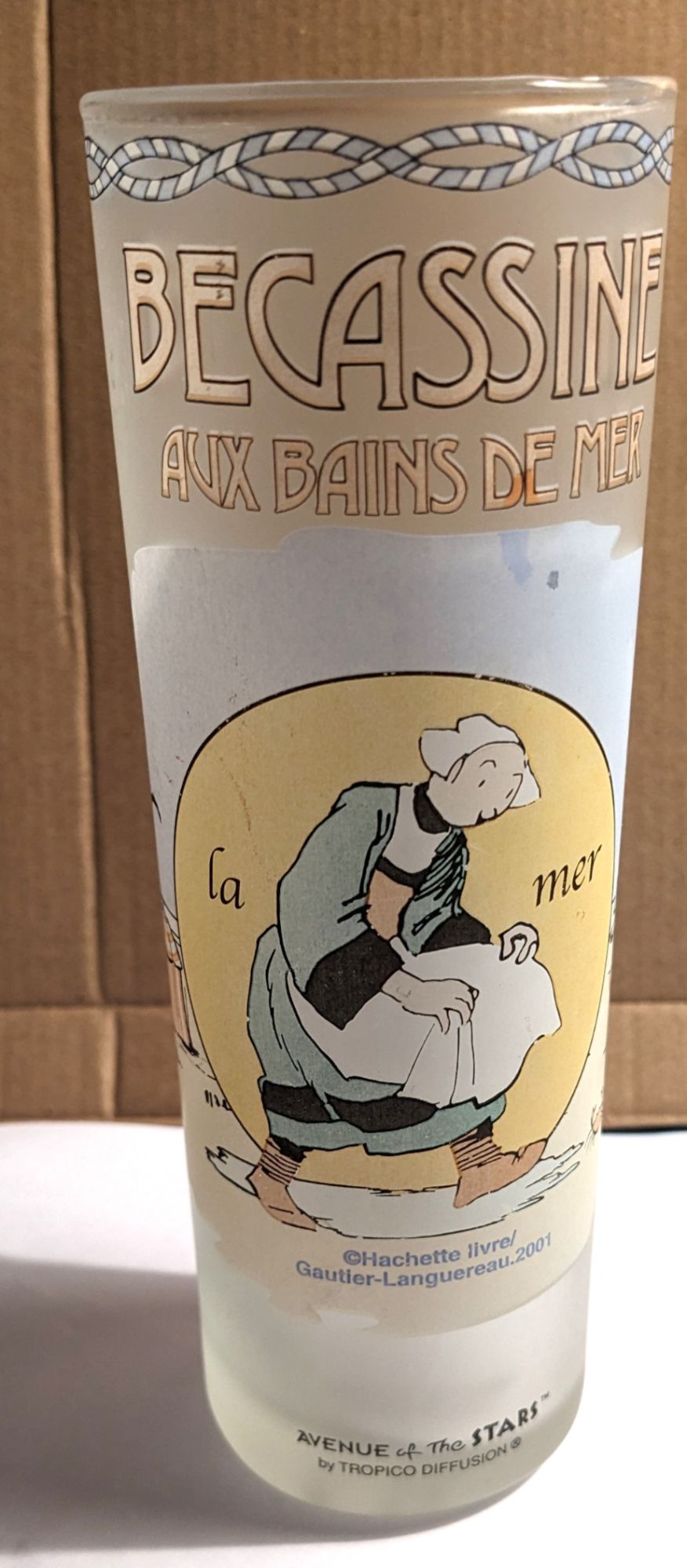 Verre Vintage Bécassine Aux Bains De Mer - 2001
