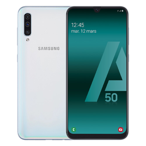 Galaxy A50 (dual sim) 128 Go bleu clair reconditionné Reconditionné - Samsung reconditionné disponible sur Recommerce