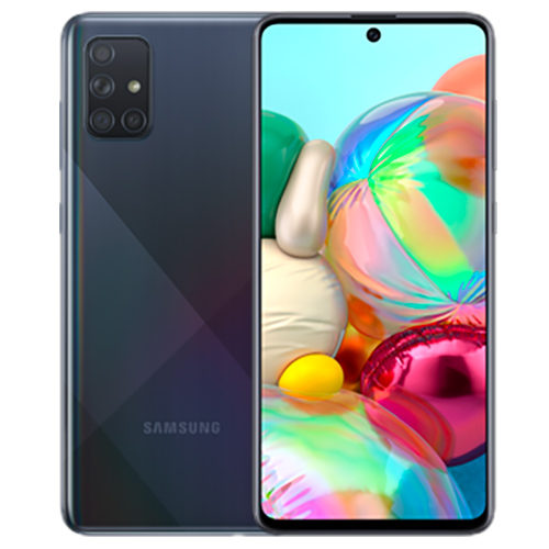 Galaxy A71 (dual sim) 128 Go noir reconditionné Reconditionné - Samsung reconditionné disponible sur Recommerce