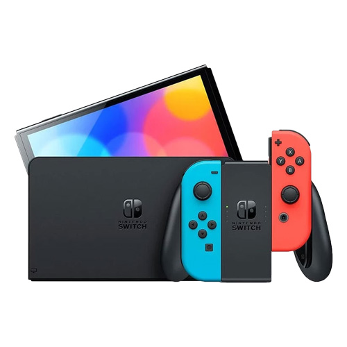 Switch OLED 64 Go bleue reconditionnée