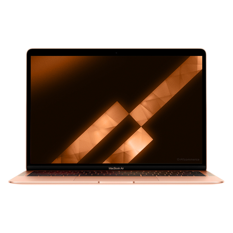 MacBook Air 13"" (2018), Core i5, RAM 16 Go, SSD 256 Go, or, QWERTY reconditionné