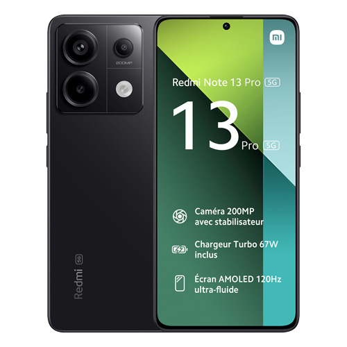 Acheter Redmi Note 13 Pro (dual sim) 256 Go noir reconditionné Reconditionné - 226,90 ⏠Redmi Note 13 Pro (dual sim) 256 Go noir reconditionné Reconditionné - Xiaomi reconditionné disponible sur Recommerce