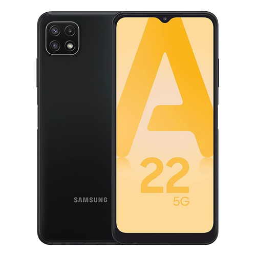 Galaxy A22 5G (dual sim) 128 Go noir reconditionné Reconditionné - Samsung reconditionné disponible sur Recommerce