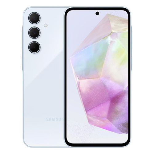 Galaxy A35 (mono sim) 128 Go bleu reconditionné Reconditionné - Samsung reconditionné disponible sur Recommerce