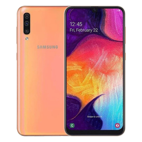 Galaxy A50 (dual sim) 128 Go corail reconditionné Reconditionné - Samsung reconditionné disponible sur Recommerce