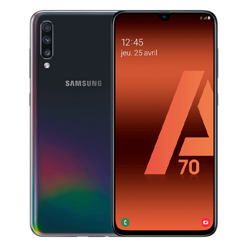 Galaxy A70 (dual sim) 128 Go noir reconditionné Reconditionné - Samsung reconditionné disponible sur Recommerce