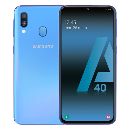 Galaxy A40 (dual sim) 64 Go bleu reconditionné Reconditionné - Samsung reconditionné disponible sur Recommerce