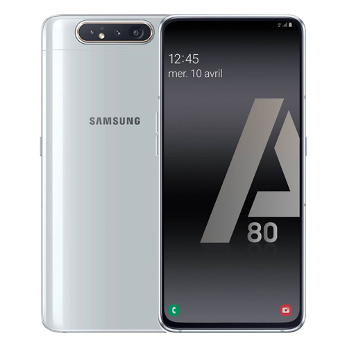 Galaxy A80 (mono sim) 128 Go blanc reconditionné Reconditionné - Samsung reconditionné disponible sur Recommerce