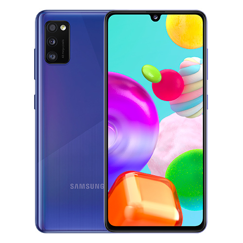 Galaxy A41 (mono sim) 64 Go bleu reconditionné Reconditionné - Samsung reconditionné disponible sur Recommerce