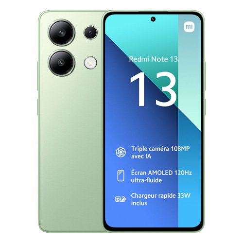 Acheter Redmi Note 13 5G (dual sim) 128 Go vert reconditionné Reconditionné - 146,90 € Redmi Note 13 5G (dual sim) 128 Go vert reconditionné Reconditionné - Xiaomi reconditionné disponible sur Recommerce
